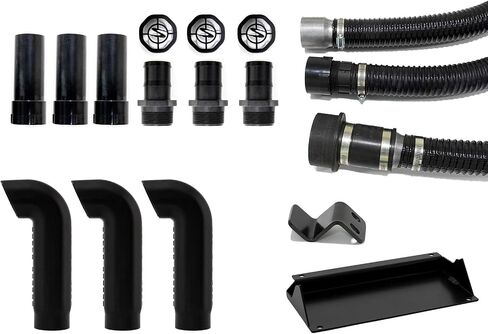 SuperATV Defender Snorkel Kit Compatible with Can Am Defender HD5 / HD8 / HD10 (See Fitment for Compatible Years) | Raises Air Intake over 2 feet to keep water out of your engine in Saudi Arabia