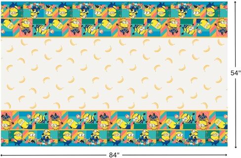 فريدة من نوعها Me Despicable Me tablecover strengular blastic - (54 "× 84") قطعة واحدة - مثالية لأعياد الميلاد والاحتفالات ذات الطابع العميل in Saudi Arabia