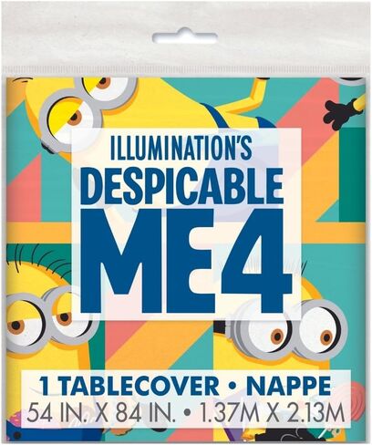 فريدة من نوعها Me Despicable Me tablecover strengular blastic - (54 "× 84") قطعة واحدة - مثالية لأعياد الميلاد والاحتفالات ذات الطابع العميل in Saudi Arabia