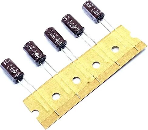 10pcs/100pcs 35v56uf 6.3x11mm ارتفاع التردد المنخفضة المكثفات الطويلة للكهرباء (10pcs) in Saudi Arabia