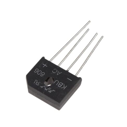 5X GBU606 Bridge Rectifier Flat Bridge 6A 600V High Frequency Medium Power in Saudi Arabia