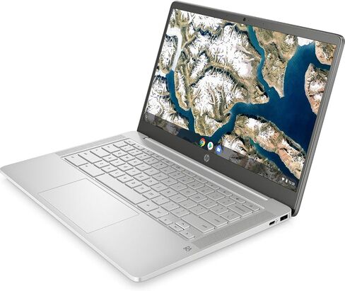 HP Chromebook 14a 14a-na0037nr 14" TS Intel Celeron N4020 Intel UHD Graphics 600 4 GB RAM 64 GB eMMC Chrome OS BT (مجدد) in Saudi Arabia