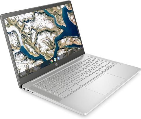 HP Chromebook 14a 14a-na0037nr 14" TS Intel Celeron N4020 Intel UHD Graphics 600 4 GB RAM 64 GB eMMC Chrome OS BT (مجدد) in Saudi Arabia