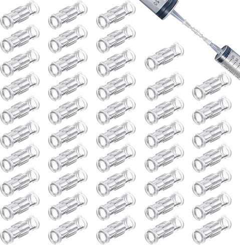 100 PCS Luer المحقنة الموصلات مقرنة محول محول قفل الإناث إلى الإناث نقل حقنة بولي بروبيلين للنقل السائل in Saudi Arabia