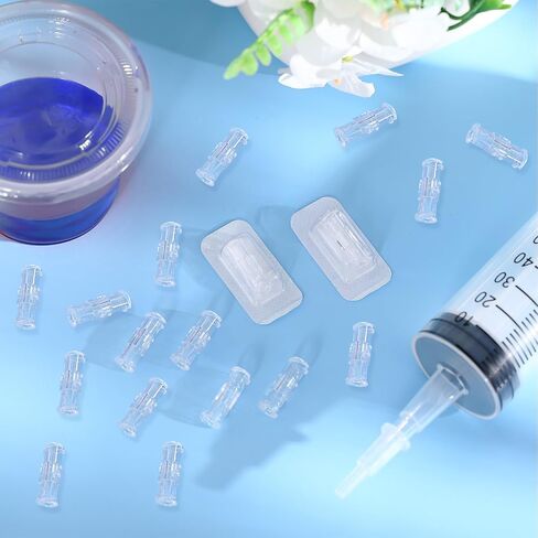 100 PCS Luer المحقنة الموصلات مقرنة محول محول قفل الإناث إلى الإناث نقل حقنة بولي بروبيلين للنقل السائل in Saudi Arabia