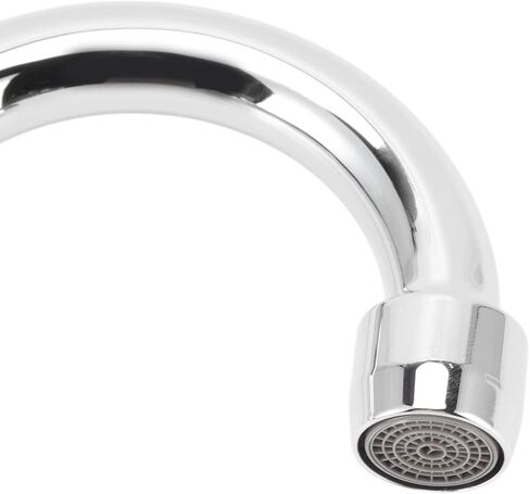 Foot Pedal Faucet, Stainless Steel G12 Thread Wall Mounted Knee Valve Basin Tap Valve Bathroom Basin Faucet Set for Hospital Medical Laboratory in Kuwait