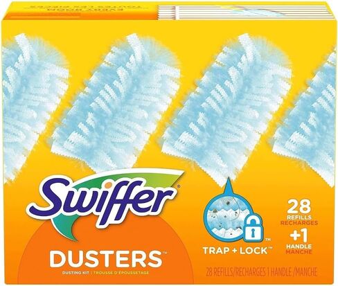 مقبض إعادة ملء Duster + 1 ، 28 عدد - يشمل عبوات Duster ومقبض للغبار الفعال ، Pure_1 in Saudi Arabia