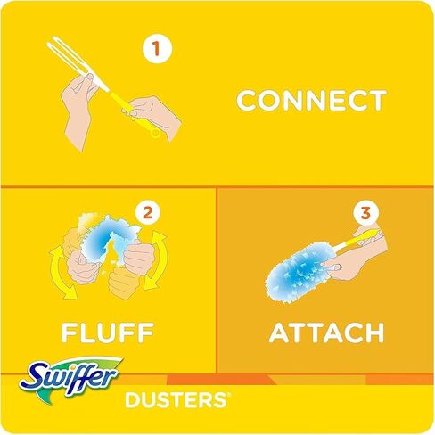 مقبض إعادة ملء Duster + 1 ، 28 عدد - يشمل عبوات Duster ومقبض للغبار الفعال ، Pure_1 in Saudi Arabia
