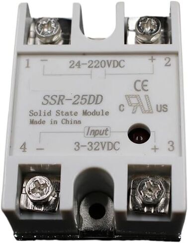 1 pcs Solid State Relay SSR-25DD 25A 3-32V DC Input to 24-220V DC SSR 25DD SSR-25 DD Industry Control Factory Wholesale Hot in Saudi Arabia
