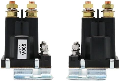 Dual Battery Start Relay 4 Pin Large Current 500A 12V 24VDC Car Power Switch,Starting Relay,Auto Start Contactor Heavy Current(500A 24V DC) in Saudi Arabia