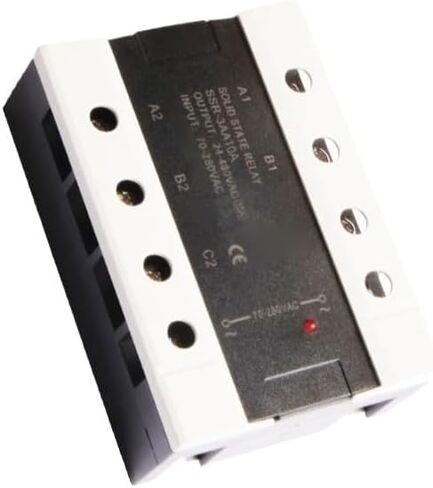 Flip Cover 3 Phase SSR AC/AC Convenient Wiring 10A 25A 40A 50A 60A 75A 80A 90A 100A 120A Solid State Relay Switch Control Module(SSR-3AA120A) in Saudi Arabia