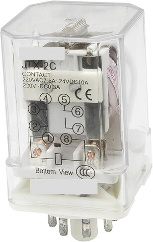 JTX-2C RELAY COLLAGNETIC RELAY JTX-2Z AC 220V 110V DC 24V 12V RELAY (220VAC) in Saudi Arabia