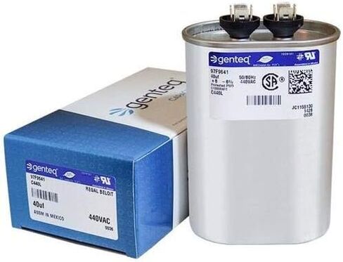 Packard POCF40 - 40 UF MFD X 440 VAC Genteq Capacitor Oval # C440L / 97F9641 in Kuwait