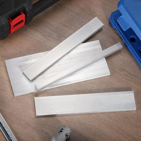 MECCANIXITY Square Aluminum Flat Bar, 2Pcs 5/8" Thick 5/8" Width 8" Length 6061 Aluminum Flat Plate, 16 x 16 x 203mm T6511 Solid New Mill Stock for Industrial in Saudi Arabia