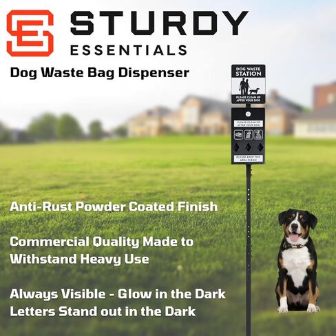 تشمل محطة نفايات الكلاب الفولاذية الكاملة مع موزع الأكياس ، وعاء القمامة ، وأجهزة مقاومة للطقس ، وأجهزة الفولاذ المقاوم للصدأ ، ونظام الأكياس السهل 300 أكياس أنبوب و 25 بطانة in Kuwait