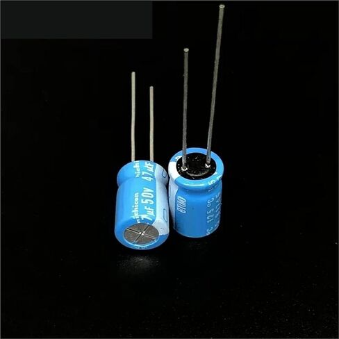 10pcs/50pcs 47uf 50v47uf 8x11.5mm موثوقية للغاية يمكن الاعتماد عليها 50v47uf المكثف الكهربائي الألمنيوم (50pcs) in Saudi Arabia