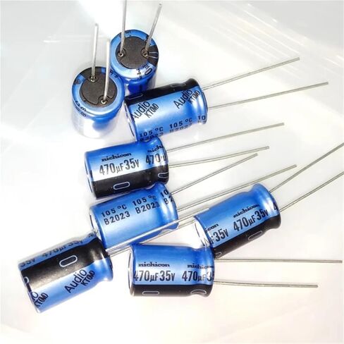 5pcs/20pcs 10x16mm 35v470uf Audiophile electrolytic Capantors 105 Degrees (20pcs) in Saudi Arabia