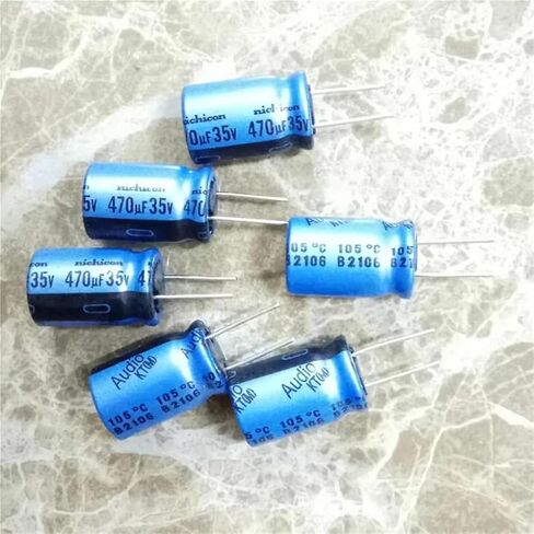 5pcs/20pcs 10x16mm 35v470uf Audiophile electrolytic Capantors 105 Degrees (20pcs) in Saudi Arabia