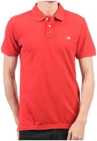 AEROPOSTALE Men's Solid Uniform Logo Rugby Polo Shirt in Saudi Arabia