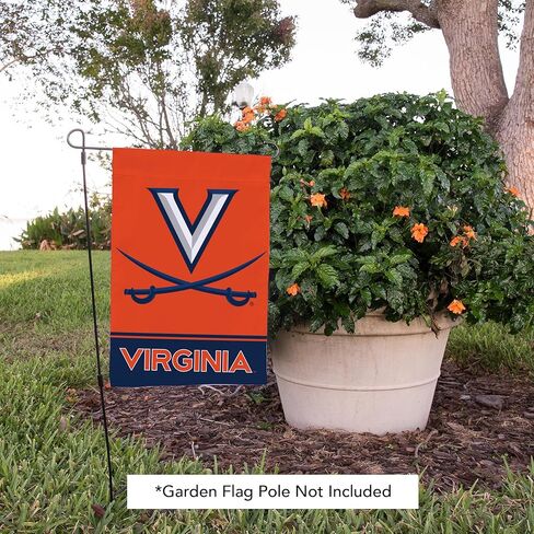 Desert Cactus University of Virginia UV Garden Flag – 19 x 12 inch Virginia Cavaliers Banner, For Outdoor Display and Events (Design B) in Saudi Arabia