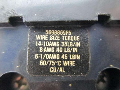 General Electric GETEY360 GE TEY360 3P-480V-60A CB, Black in Saudi Arabia