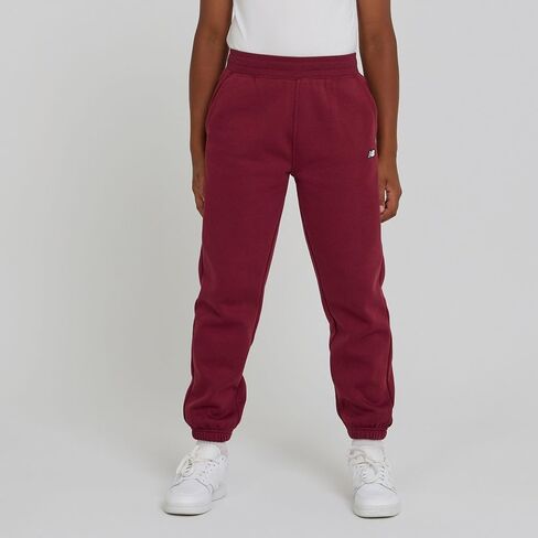 New Balance Boys Royaled Fit Fit Aggers-Kids Soft Cotton Blend Fleece Fleece Ratiatic Pants مع جيوب (حجم 4-20) in Saudi Arabia
