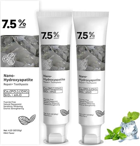 Hydroxyapatite Toothpaste for Advanced Enamel Protection, Gentle and Effective Formula, Fresh Breath, Deep Cleaning Care Toothpaste,Suitable for Sensitive Teeth (1) in Kuwait