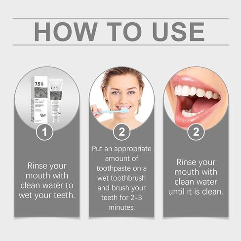 Hydroxyapatite Toothpaste for Advanced Enamel Protection, Gentle and Effective Formula, Fresh Breath, Deep Cleaning Care Toothpaste,Suitable for Sensitive Teeth (1) in Kuwait