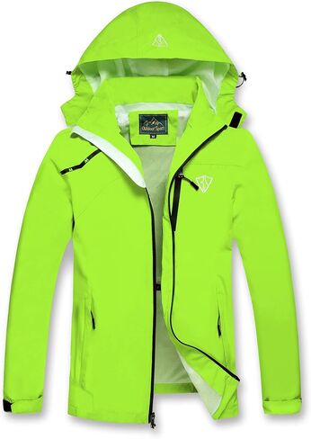 GIISAM Mens Windproof Jacket Waterproof Lightweight Mountain Sport Jacket for Men Hooded Windbreaker Raincoat in Kuwait
