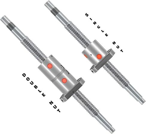 1pcs S-F- U 2005 20mm 300mm to 1500mm Ballscrew Rod with DFU2005 Double Nut + BKBF15(1450mm) in Saudi Arabia