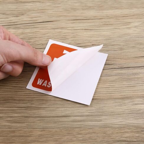 Sing F Ltd 10pcs ملصقات تصنيف المياه 7.7 سم × 7.7 سم ملصقات مياه عذبة PVC PVC لأنظمة مياه الصرف العذبة تميز أنظمة مياه الصرف العذبة in Kuwait