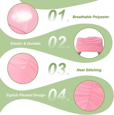 Fabric Swim Cap Polyester Swimming Hat Elastic Swimming Cap for Women and Men Adult Long Hair in Saudi Arabia