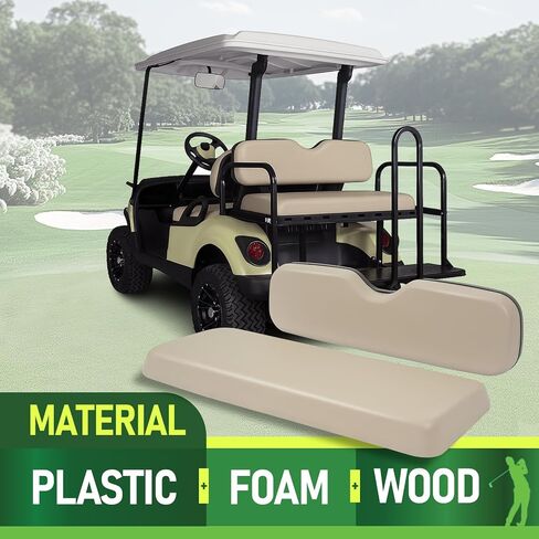 Universal Golf Cart Bottled Seat Bottom & Seat Backrest متوافق مع Yamaha و Ezgo TXT/RXV/ST و Club Car DS & Precident وغيرها in Saudi Arabia