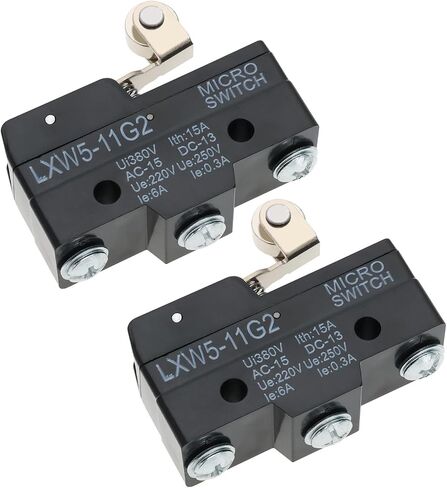 2pcs 3pin terminal micro switch with rowler brake pedal micro switch for golf cart متوافق مع غاز txt ezgo والكهربائي 10606g1 10606g2 17928-g1 31535g1 in Saudi Arabia