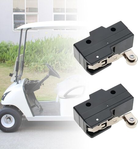 2pcs 3pin terminal micro switch with rowler brake pedal micro switch for golf cart متوافق مع غاز txt ezgo والكهربائي 10606g1 10606g2 17928-g1 31535g1 in Saudi Arabia