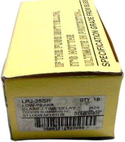 Bussmann LPJ-25SP -Qty من 10 مرات تأخير LPJ-25SP -QTY من 10- in Saudi Arabia