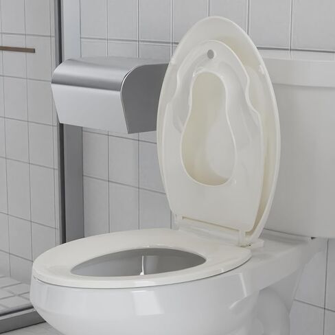 Garvee Toilet Seat, Elongated Fit, Soft Close Lid, Slow Close Noiseless Design, American Standard Compatible in Kuwait