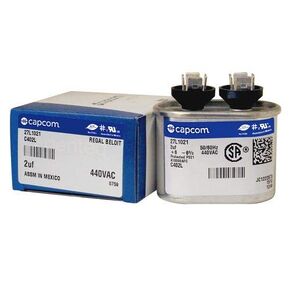 2 uf MFD 440 VAC Replacement Oval Run Capacitor # C402L 27L1021 in Kuwait