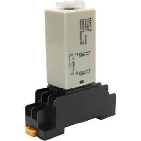 تأخير توقيت H3Y-2 DC12V DC24V DC36V مع مقبس الأساس الطاقة على تأخير مقبض دوار DPDT 0-60MIN توقيت توقيت توقيت (الجهد DC 24V ، 0-30 دقيقة) in Kuwait