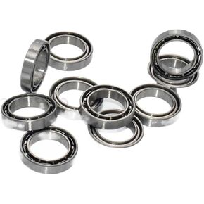 MR128-2.5 8 * 12 * 2.5mm Open Type Unsealed Metal Miniature Chrome Steel Bearings 10Pcs in Saudi Arabia