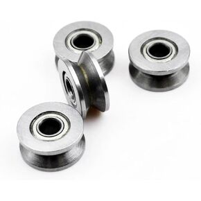 V624ZZ 4x13x6mm Groove 624 Roller Wheel V624 Ball Bearings 10Pcs in Saudi Arabia
