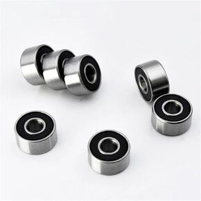 693 2RS 3 * 8 * 4mm Chrome Steel 693RS Rubber Sealed Ball Bearings 10Pcs in Saudi Arabia