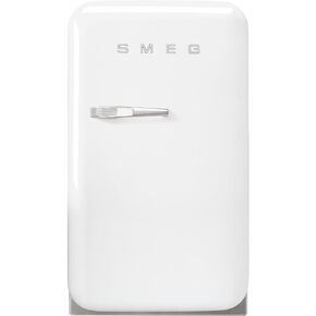 Smeg FAB5URBL3 16" 50's Retro Style Series Compact Cooler with 1.5 cu. ft. Capacity Absorption Cooling Automatic Defrost LED Interior Lighting and Adjustable Shelves Black, Right Hand Hinge in Saudi Arabia