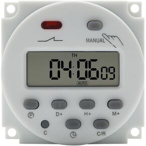 TIMER 220V 110V 24V 12V CN101A LCD Timer Timer Time Time Relay 16A CN101 (12V) in Kuwait