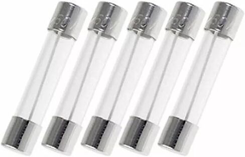 5PCS 0.25A 250V Glass Fuse, 6x30mm in Saudi Arabia