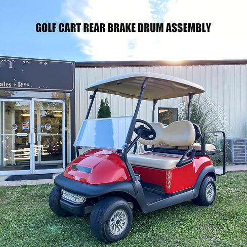 Lostar Golf Cart Brake Drum Hub Assembly لسيارات النادي ، محور الفرامل الخلفي متوافق مع عام 1995 DS 2004-UP-UP Precedent Gas & Electric يحل محل 101791101-2pack in Saudi Arabia