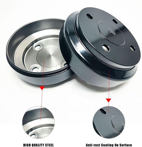 Lostar Golf Cart Brake Drum Hub Assembly لسيارات النادي ، محور الفرامل الخلفي متوافق مع عام 1995 DS 2004-UP-UP Precedent Gas & Electric يحل محل 101791101-2pack in Saudi Arabia