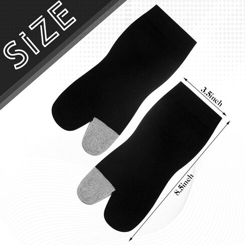6 Pairs Men's Tabi Socks Cotton Socks for Flip Flop Split Toe Stockings for Men Athletic Wicking in Saudi Arabia