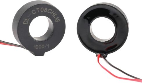 DL-CT08CHL18 Micro Precision Current Transformer 1000/1 2000/1 10A 20A 30A 50A 100A AC Transformer CT (Silver) in Kuwait