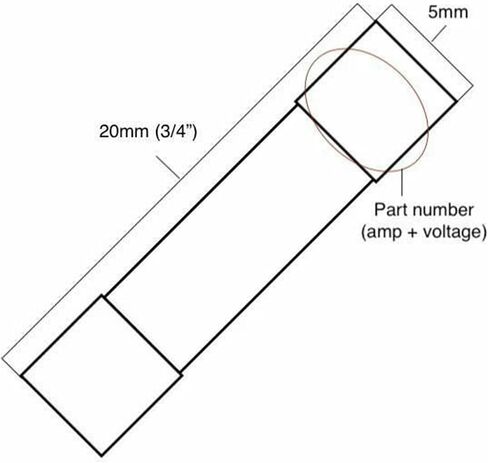 5PCS 10A 250V Ceramic Fuse 5X20mm in Saudi Arabia